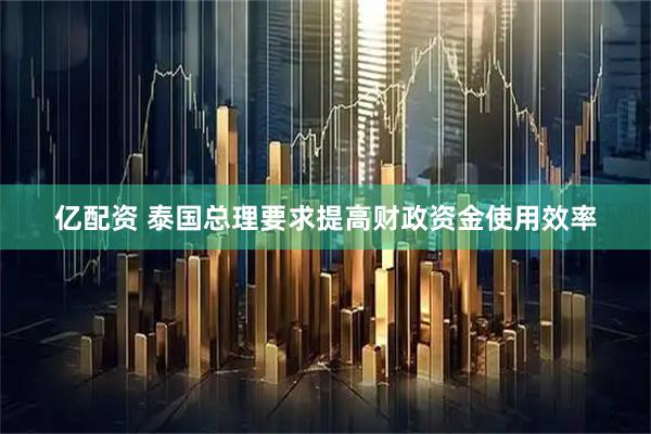 亿配资 泰国总理要求提高财政资金使用效率
